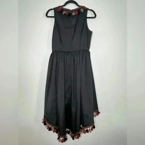 Francesca’s High Low Dress Cutout Waistline Fringes along Neckline and Hemline M - Picture 6 of 14